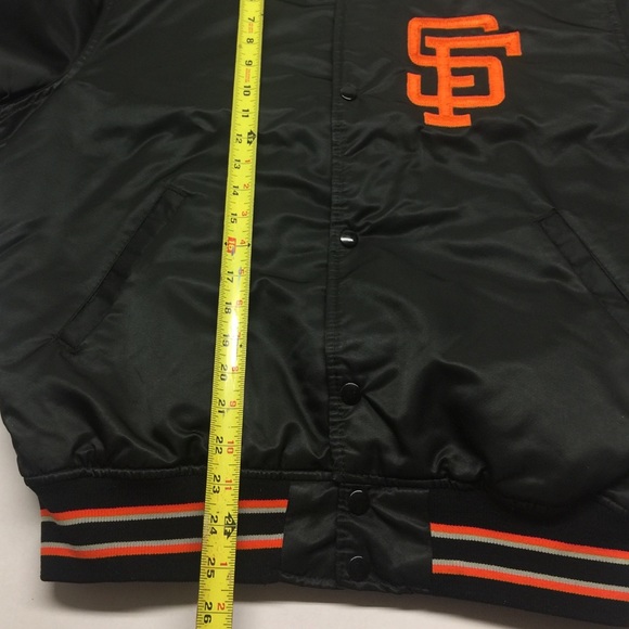 ❌SOLD❌ 80s SF Giants Satin Starter Jacket Bomber - Picture 8 of 8